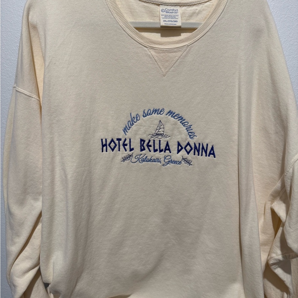 Mamma Mia! Inspired Greece Sweatshirt - Hotel Bella Donna